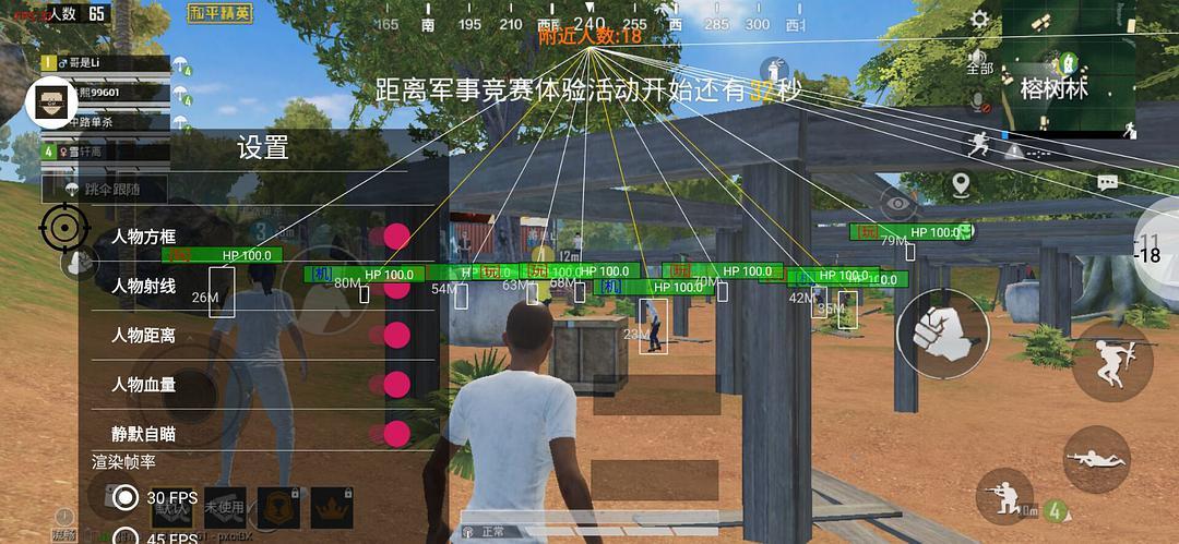 和平精英辅助【巡查员直装V1.0】人物透视 雷达预警 全车美化 枪械美化 人物加速